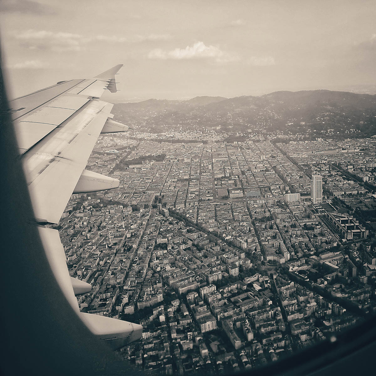 Torino vista dall’aereo